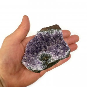 Αμέθυστος μωβ (Amethyst) ακατέργαστος φυσικός ημιπολύτιμος λίθος 8.5cm x 6.5cm x 4.5cm Λίθοι Χώρου