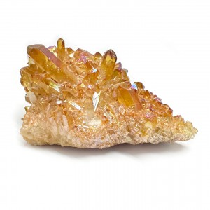 Χαλαζίας Aura Μελί (Aura Quartz) ακανόνιστος φυσικός ημιπολύτιμος λίθος 10cm x 6cm x 5cm Λίθοι Χώρου