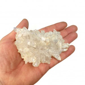 Quartz Aura White irregular rough natural semi precious stone 10cm x 8cm x 4cm Decorative Stones