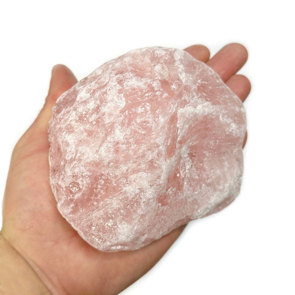 Χαλαζίας ροζ (Rose Quartz) ακατέργαστος ακανόνιστος φυσικός ημιπολύτιμος λίθος 11cm x 11cm x 8cm Λίθοι Χώρου