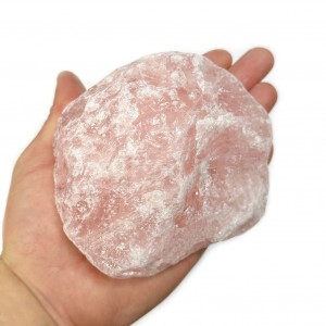 Χαλαζίας ροζ (Rose Quartz) ακατέργαστος ακανόνιστος φυσικός ημιπολύτιμος λίθος 11cm x 11cm x 8cm Λίθοι Χώρου