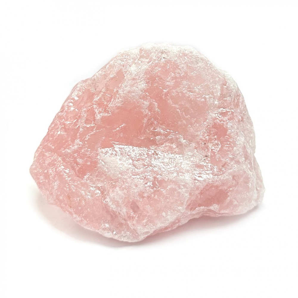 Χαλαζίας ροζ (Rose Quartz) ακατέργαστος ακανόνιστος φυσικός ημιπολύτιμος λίθος 12cm x 9cm x 7.5cm Λίθοι Χώρου