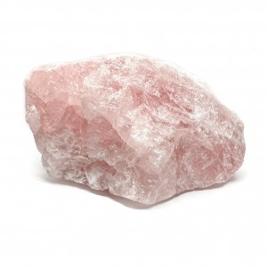 Χαλαζίας ροζ (Rose Quartz) ακατέργαστος ακανόνιστος φυσικός ημιπολύτιμος λίθος 13.5cm x 11cm x 8cm Λίθοι Χώρου
