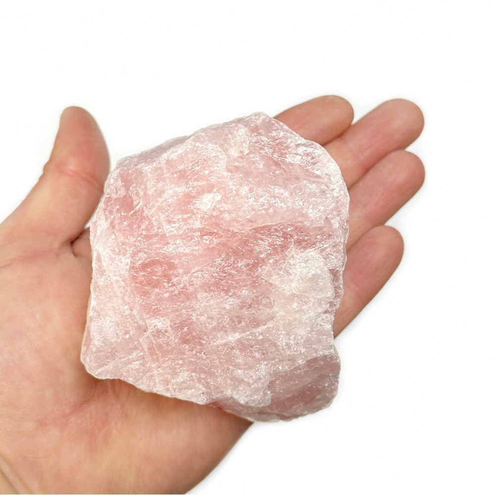 Χαλαζίας ροζ (Rose Quartz) ακατέργαστος ακανόνιστος φυσικός ημιπολύτιμος λίθος 9cm x 7cm x 7cm Λίθοι Χώρου