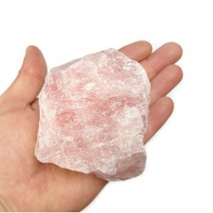 Χαλαζίας ροζ (Rose Quartz) ακατέργαστος ακανόνιστος φυσικός ημιπολύτιμος λίθος 9cm x 7cm x 7cm Λίθοι Χώρου