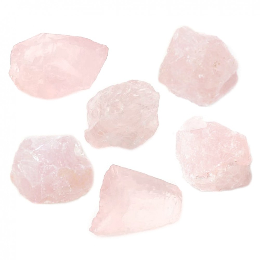 Χαλαζίας ροζ (Rose Quartz) ακατέργαστος ακανόνιστος φυσικός ημιπολύτιμος λίθος 5.5∽6.5cm Λίθοι Χώρου
