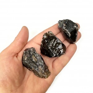 Χαλαζίας Καπνίας (Dark Smoky Quartz) ακατέργαστος ακανόνιστος φυσικός ημιπολύτιμος λίθος 4∽5cm Λίθοι Χώρου
