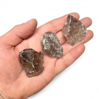 Χαλαζίας Καπνίας (Smoky Quartz) ακατέργαστος ακανόνιστος φυσικός ημιπολύτιμος λίθος 4∽5cm