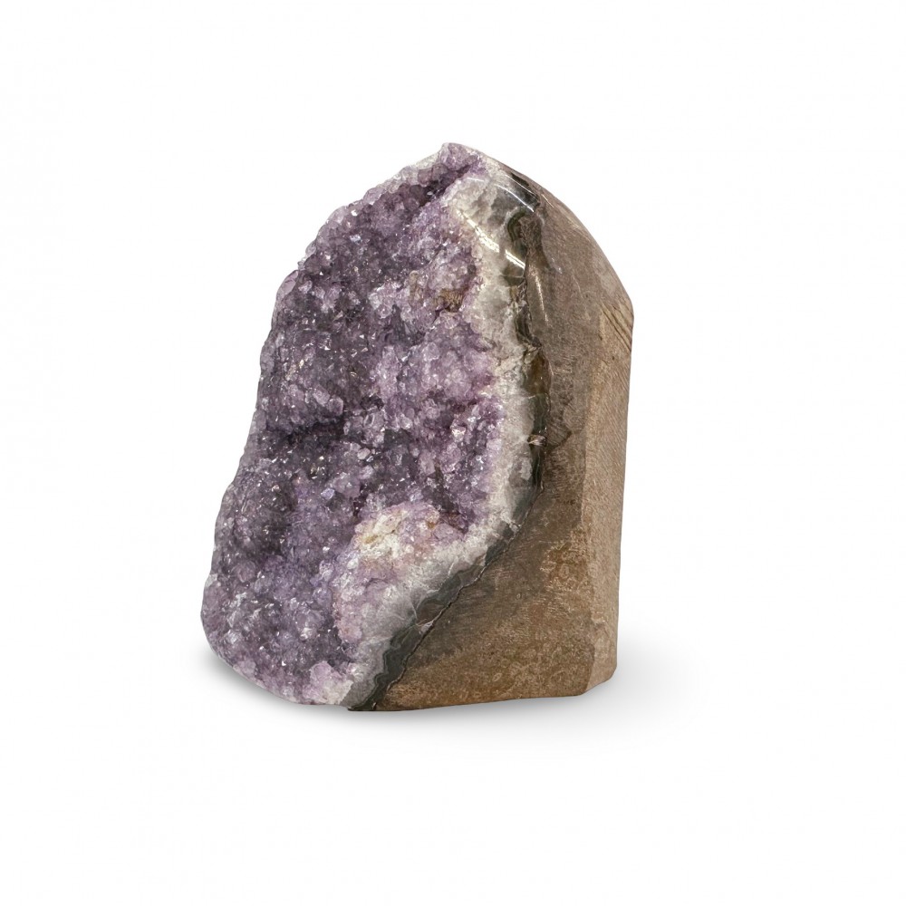 Αμέθυστος μωβ (Amethyst Light) ακατέργαστος φυσικός ημιπολύτιμος λίθος 8cm x 6.5cm x 6.5cm Λίθοι Χώρου