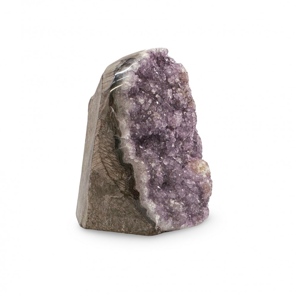 Αμέθυστος μωβ (Amethyst Light) ακατέργαστος φυσικός ημιπολύτιμος λίθος 8cm x 6.5cm x 6.5cm Λίθοι Χώρου