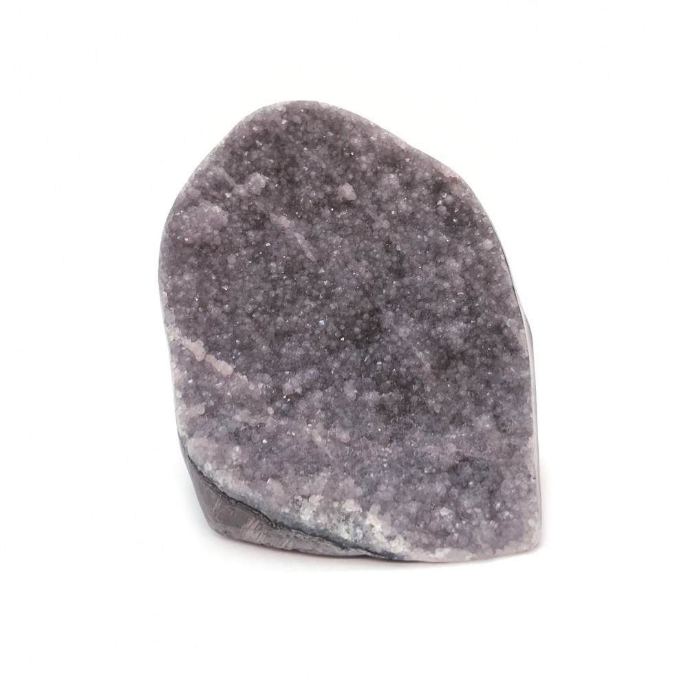 Αμέθυστος γκρι μωβ (Amethyst) ακατέργαστος φυσικός ημιπολύτιμος λίθος 8cm x 6cm x 5cm Λίθοι Χώρου
