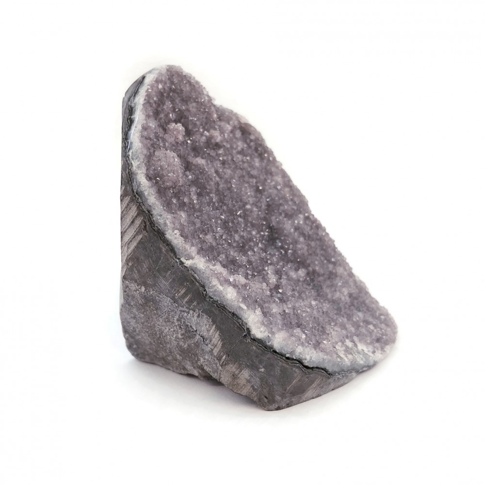 Αμέθυστος γκρι μωβ (Amethyst) ακατέργαστος φυσικός ημιπολύτιμος λίθος 8cm x 6cm x 5cm Λίθοι Χώρου