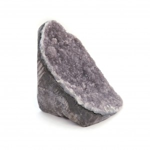 Αμέθυστος γκρι μωβ (Amethyst) ακατέργαστος φυσικός ημιπολύτιμος λίθος 8cm x 6cm x 5cm Λίθοι Χώρου