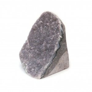 Αμέθυστος γκρι μωβ (Amethyst) ακατέργαστος φυσικός ημιπολύτιμος λίθος 8cm x 6cm x 5cm Λίθοι Χώρου