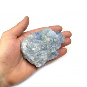 Αγγελίτης (Angelite) ακατέργαστος φυσικός ημιπολύτιμος λίθος 9cm x 7cm x 5cm Λίθοι Χώρου