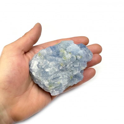 Αγγελίτης (Angelite) ακατέργαστος φυσικός ημιπολύτιμος λίθος 9cm x 7cm x 5cm