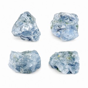Αγγελίτης (Angelite) ακατέργαστος ακανόνιστος φυσικός ημιπολύτιμος λίθος 6cm∽7cm Λίθοι Διακοσμητικοί - Χώρου