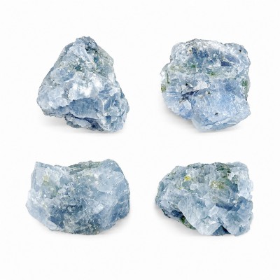 Αγγελίτης (Angelite) ακατέργαστος ακανόνιστος φυσικός ημιπολύτιμος λίθος 6cm∽7cm