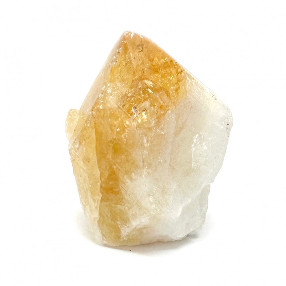 Citrine natural semi precious pointed stone 7.5cm x 6cm x 5.5cm Decorative Stones