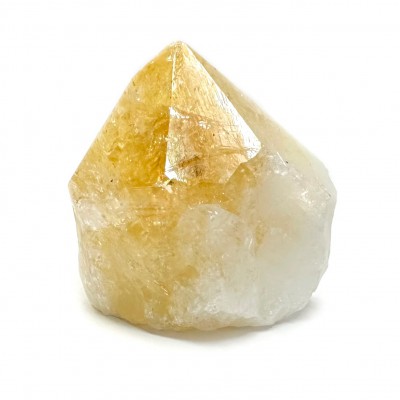 Κιτρίνης (Citrine) φυσικός ημιπολύτιμος λίθος με αιχμή 8cm x 7cm x 6.5cm