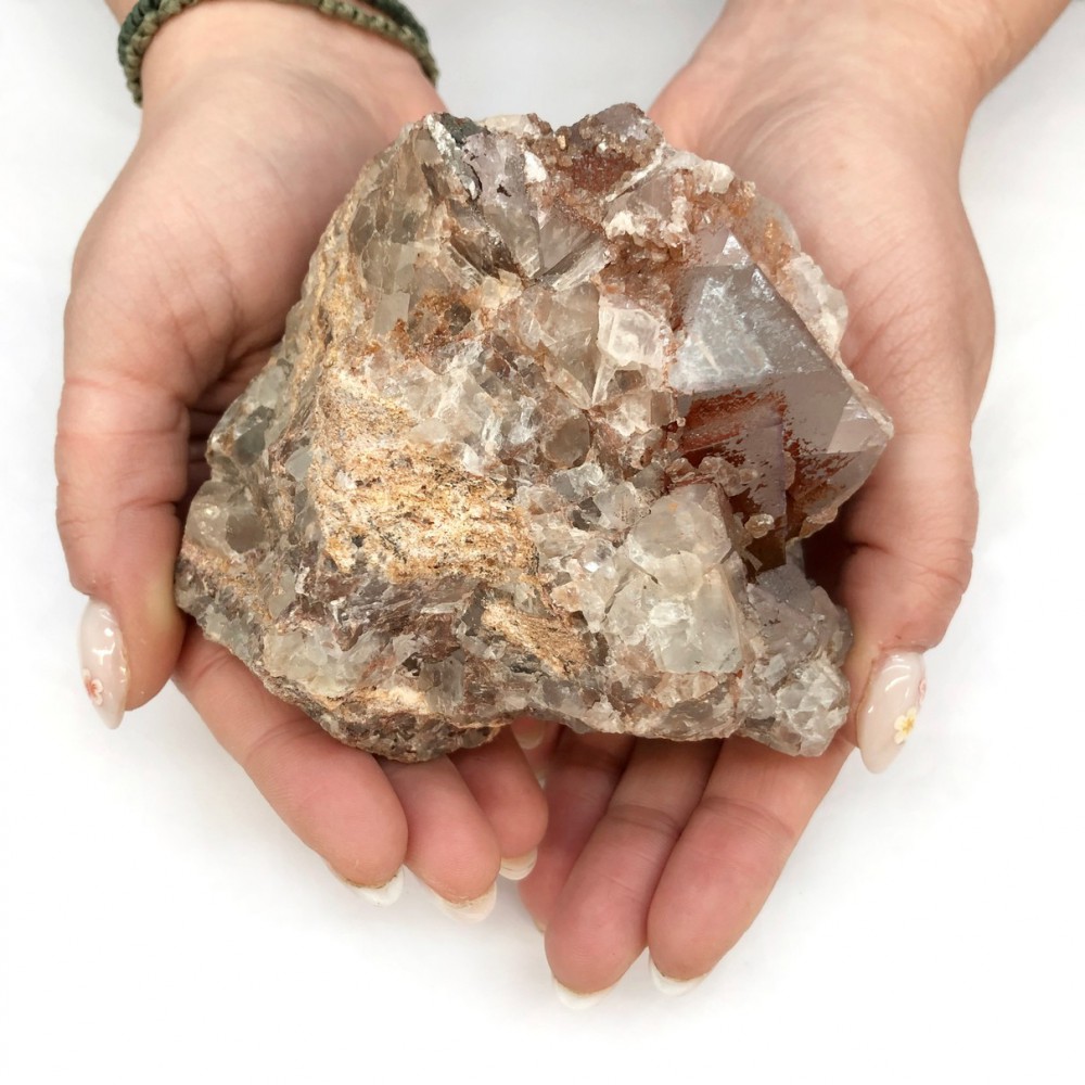 Φθορίτης (Fluorite) ακατέργαστος φυσικός ημιπολύτιμος λίθος 11cm x 10cm x 9cm Λίθοι Χώρου