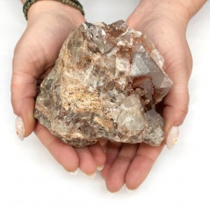 Φθορίτης (Fluorite) ακατέργαστος φυσικός ημιπολύτιμος λίθος 11cm x 10cm x 9cm Λίθοι Χώρου