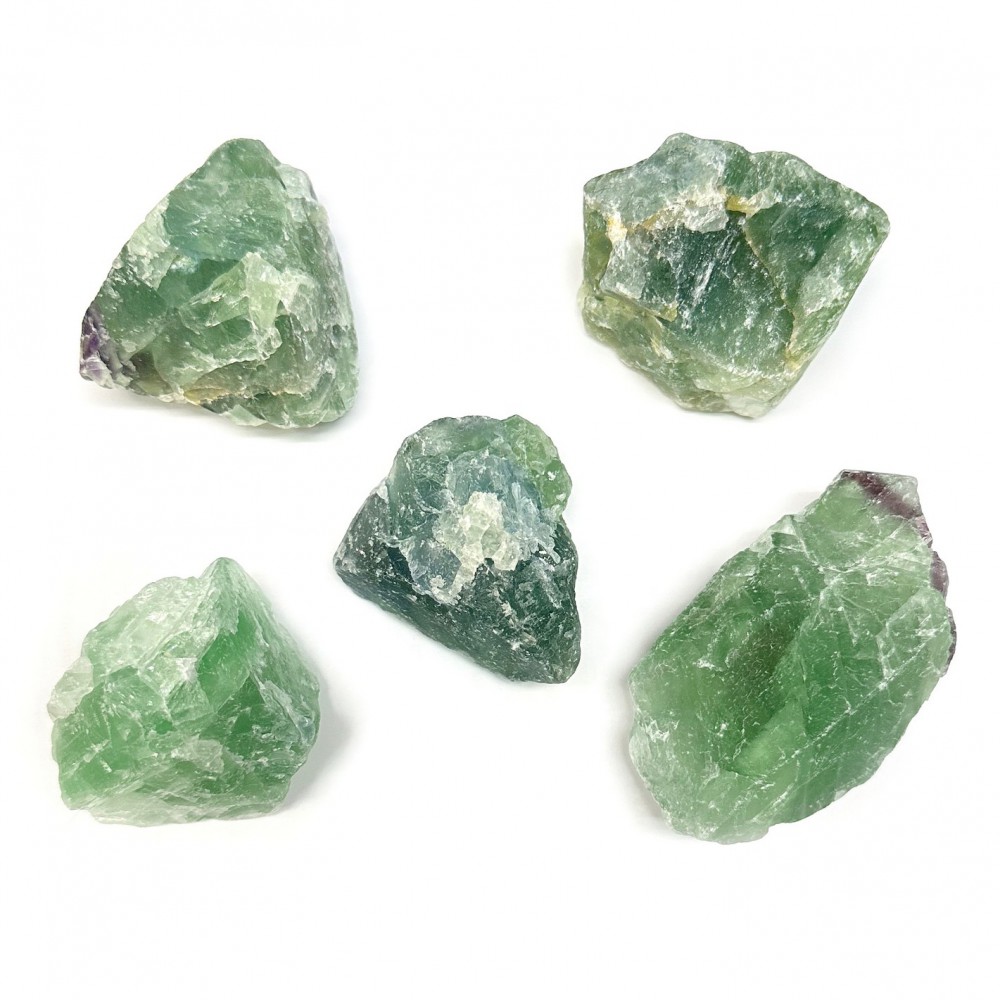 Φθορίτης πράσινος (Green Fluorite) ακατέργαστος ακανόνιστος φυσικός ημιπολύτιμος λίθος 5cm∽6cm Λίθοι Χώρου