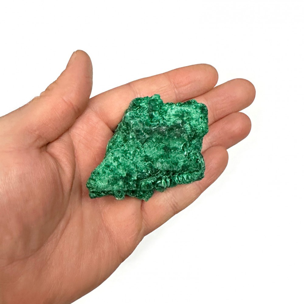 Μαλαχίτης πράσινος (Malachite) ακατέργαστος ακανόνιστος φυσικός ημιπολύτιμος λίθος 6.5cm x 5.5cm x 5cm Λίθοι Χώρου