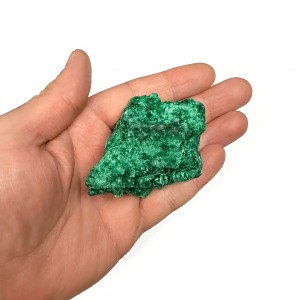 Μαλαχίτης πράσινος (Malachite) ακατέργαστος ακανόνιστος φυσικός ημιπολύτιμος λίθος 6.5cm x 5.5cm x 5cm Λίθοι Χώρου