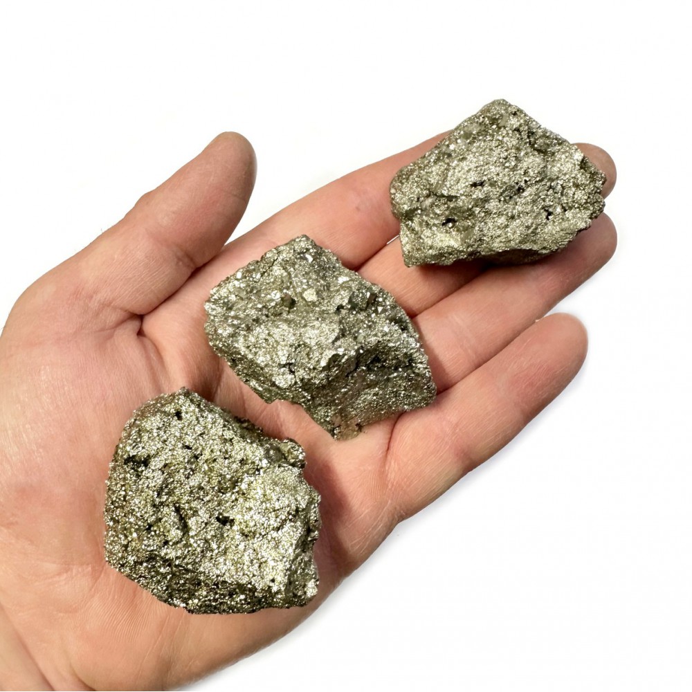 Πυρίτης (Pyrite) ακατέργαστος ακανόνιστος φυσικός ημιπολύτιμος λίθος 4∽5cm Λίθοι Χώρου