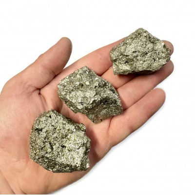Πυρίτης (Pyrite) ακατέργαστος ακανόνιστος φυσικός ημιπολύτιμος λίθος 4∽5cm
