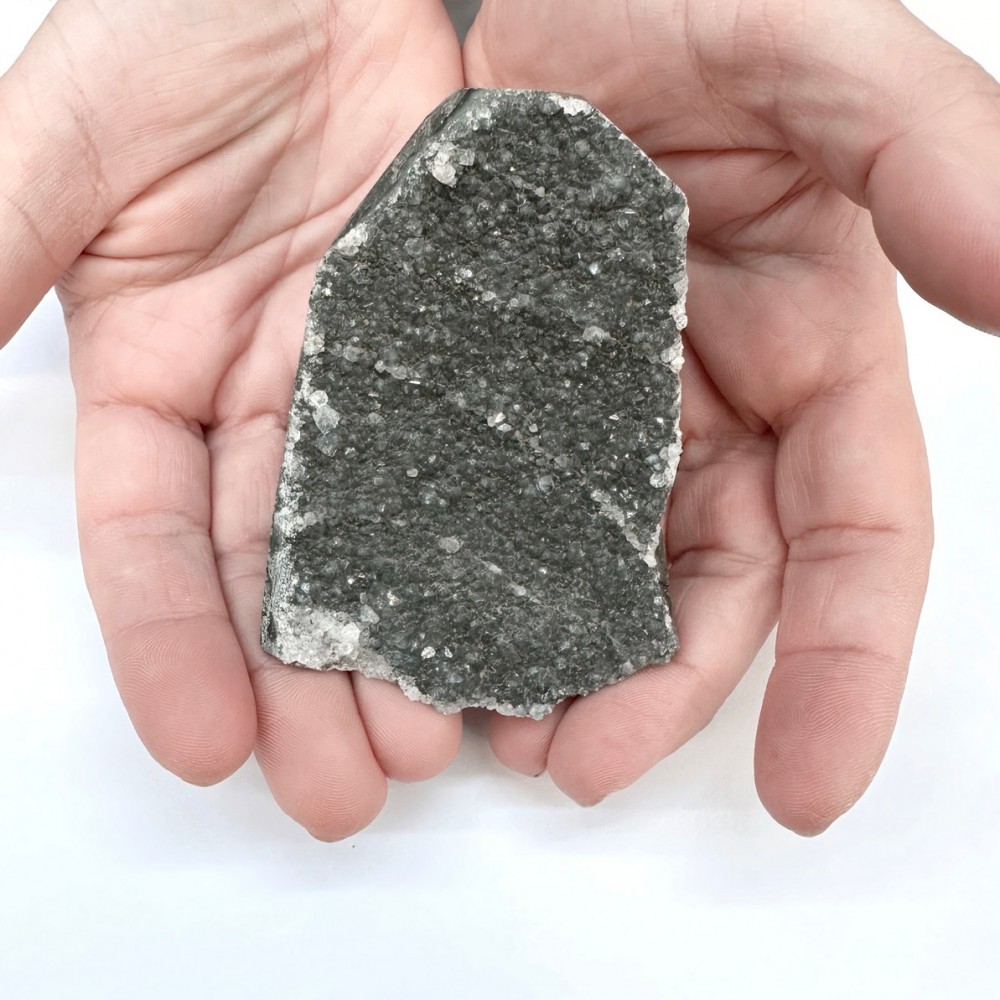 Χαλαζίας γκρι (Gray Quartz) ακατέργαστος φυσικός ημιπολύτιμος λίθος 9cm x 7cm x 6cm Λίθοι Χώρου