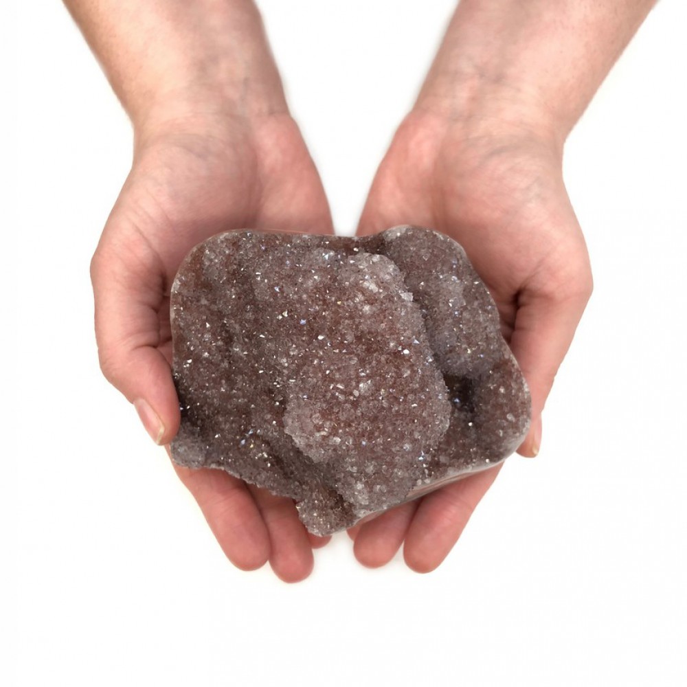 Χαλαζίας (Strawberry Quartz) ακατέργαστος φυσικός ημιπολύτιμος λίθος 12cm x 9cm x 9cm Λίθοι Χώρου