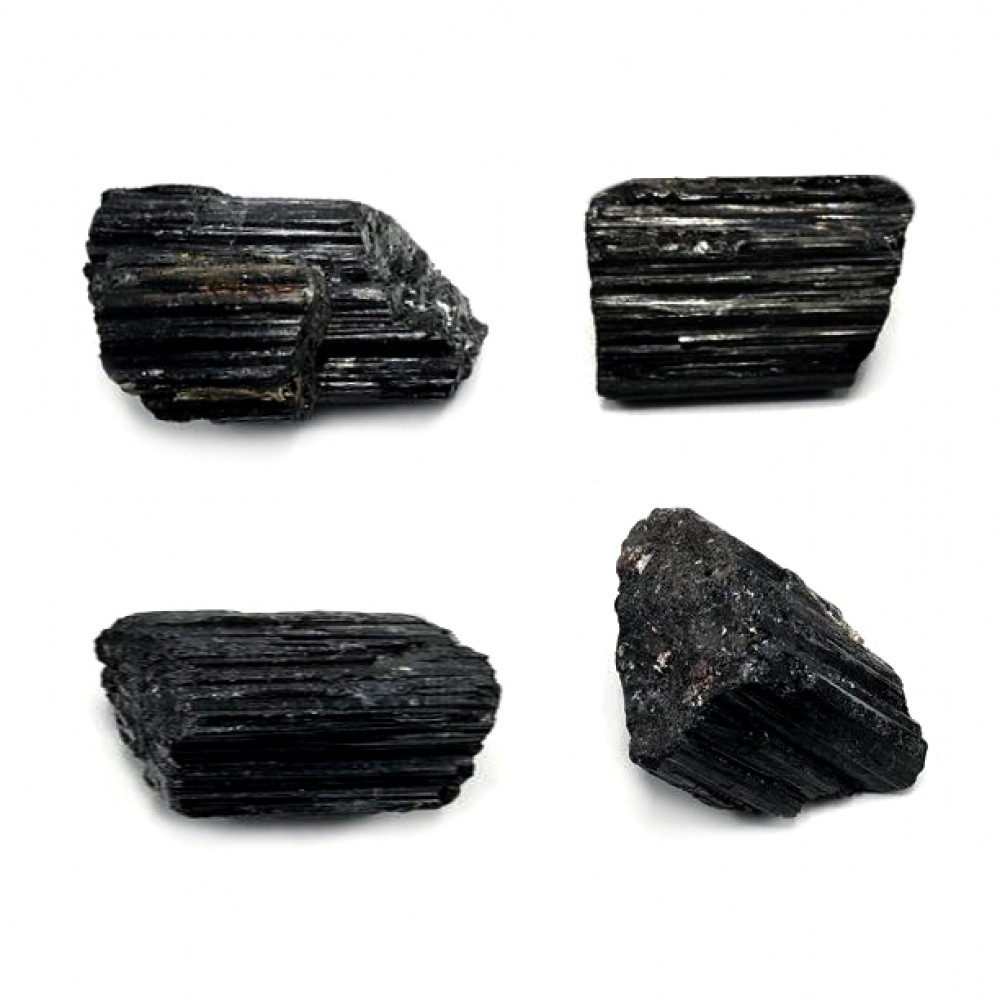 Τουρμαλίνη μαύρη (Tourmaline) ακατέργαστος ακανόνιστος φυσικός ημιπολύτιμος λίθος 4∽5cm Λίθοι Χώρου