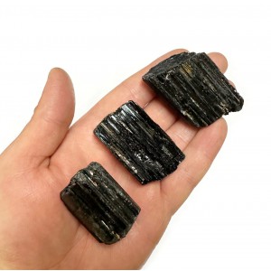Τουρμαλίνη μαύρη (Tourmaline) ακατέργαστος ακανόνιστος φυσικός ημιπολύτιμος λίθος 4∽5cm Λίθοι Χώρου