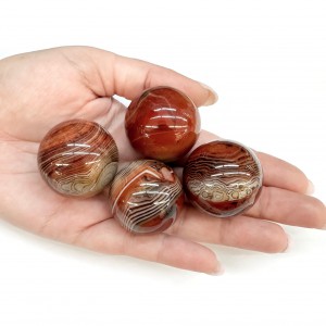 Κορνεόλη (Carnelian) φυσικός ημιπολύτιμος λίθος σφαίρα 3.3cm∽3.5cm Σφαίρες Ημιπολύτιμοι Λίθοι