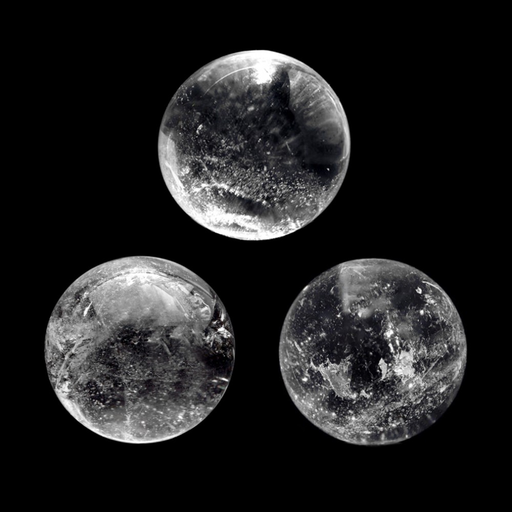 Χαλαζίας (Clear Quartz) φυσικός ημιπολύτιμος λίθος σφαίρα 2.7cm∽2.9cm Σφαίρες Ημιπολύτιμοι Λίθοι