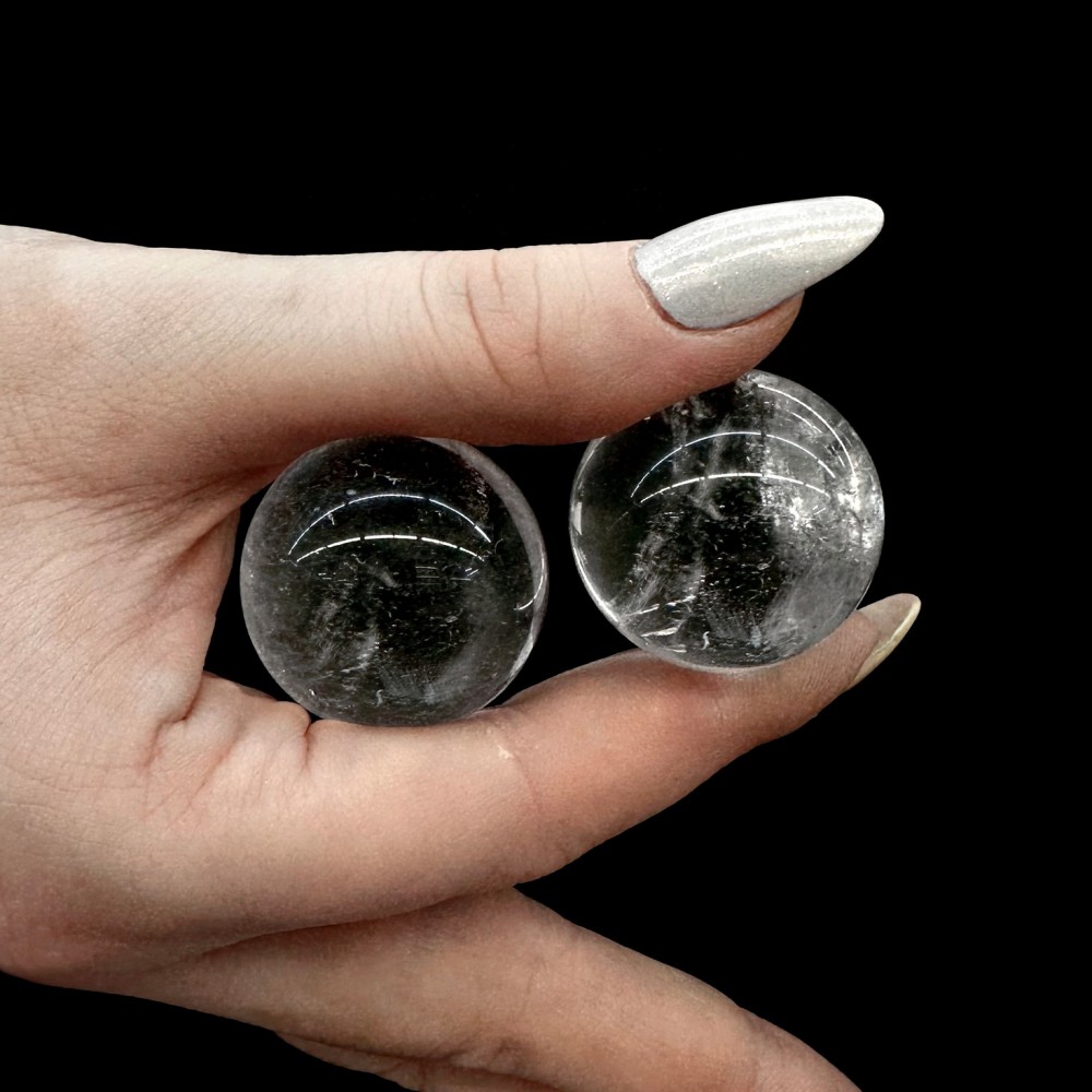 Χαλαζίας (Clear Quartz) φυσικός ημιπολύτιμος λίθος σφαίρα 2.7cm∽2.9cm Σφαίρες Ημιπολύτιμοι Λίθοι