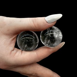 Χαλαζίας (Clear Quartz) φυσικός ημιπολύτιμος λίθος σφαίρα 2.7cm∽2.9cm Σφαίρες Ημιπολύτιμοι Λίθοι