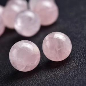 Rose Quartz natural semi precious stone sphere 2.7cm Sphere Semi Precious Stones
