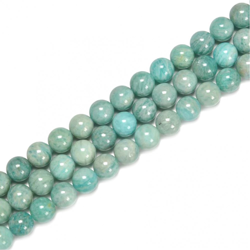 Αμαζονίτης (Amazonite) φυσικοί ημιπολύτιμοι λίθοι χάντρες 4mm / 6mm (σειρά∽39cm) Αμαζονίτης - Amazonite