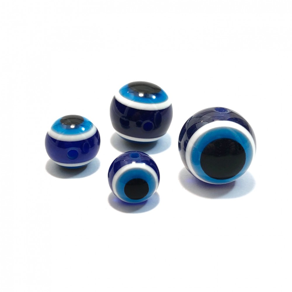 Μάτια χάντρες ακρυλικές μπλε χρώμα 14mm/ 16mm/ 18mm/ 20mm (συσκευασία) Ακρυλικές Χάντρες
