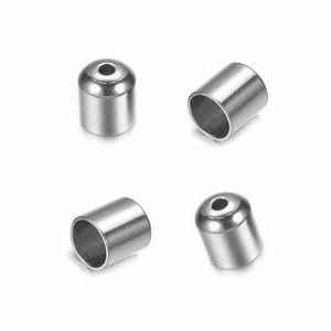 Καπελάκια μεταλλικά 8x7mm με τρύπα (συσκευασία/30τμχ.) Εξαρτήματα για Κομπολόι