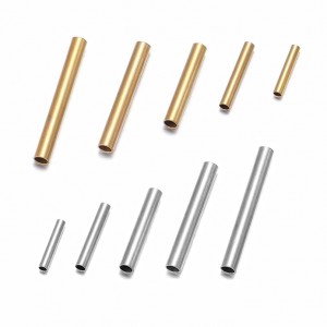 Ατσάλινα σωληνάκια 15mm/ 20mm/ 25mm/ 30mm/ 35mm (συσκευασία/10τμχ.) Μεταλλικές Χάντρες