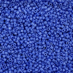 Μικρές γυάλινες χάντρες 2.3mm μπλε σιελ χρώμα (συσκευασία/60g/4000χάντρες) Μικρές Χάντρες 2.3mm