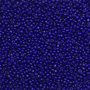 Μικρές γυάλινες χάντρες 2.3mm διάφανο μπλε σκούρο χρώμα (συσκευασία/60g/4000χάντρες) Μικρές Χάντρες 2.3mm