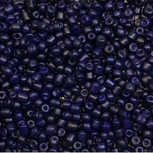 Μικρές γυάλινες χάντρες 4mm μπλε βαθύ σκούρο χρώμα (συσκευασία/60g/1000χάντρες) Μικρές Χάντρες 4mm