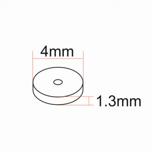 Χάντρες fimo ροδέλα πλακέ 4mm μικτά χρώματα λαχανί/ πράσινο/ λευκό (σειρά∽300χάντρες/ 36cm∽38cm) Χάντρες Fimo