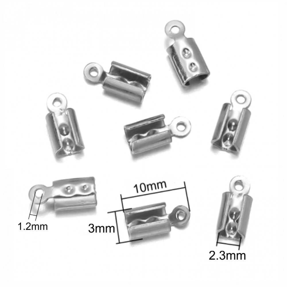 Ατσάλινοι ακροδέκτες συνδετικοί 2.3mm (συσκευασία/10τμχ.) Ακροδέκτες