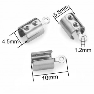 Ατσάλινοι ακροδέκτες συνδετικοί 4.5mm (συσκευασία/6τμχ.) Ακροδέκτες